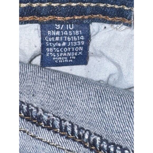 What About Me Jeans Juniors‎ 9/10 Mid Rise Patchwork Denim Pants - Picture 7 of 7